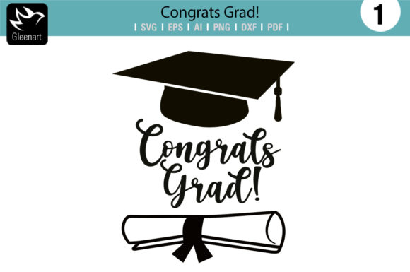 Congrats Grad Graphics for Crafts