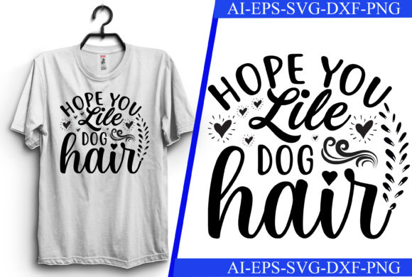 Dog Hair T-shirt Graphics for Crafts