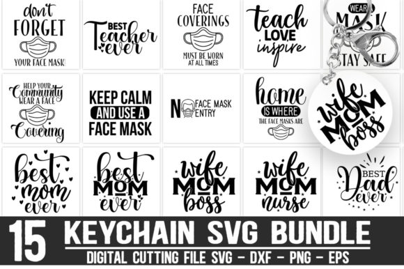 Keychain Bundle: Graphics for Crafts Sellers