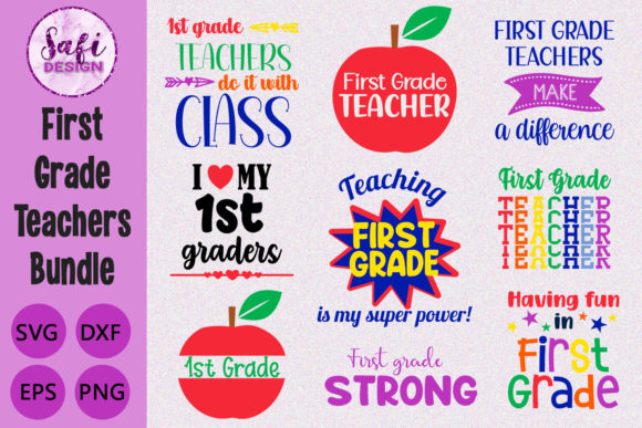 Review: First Grade Teachers Cut File Bundle for Embroidery